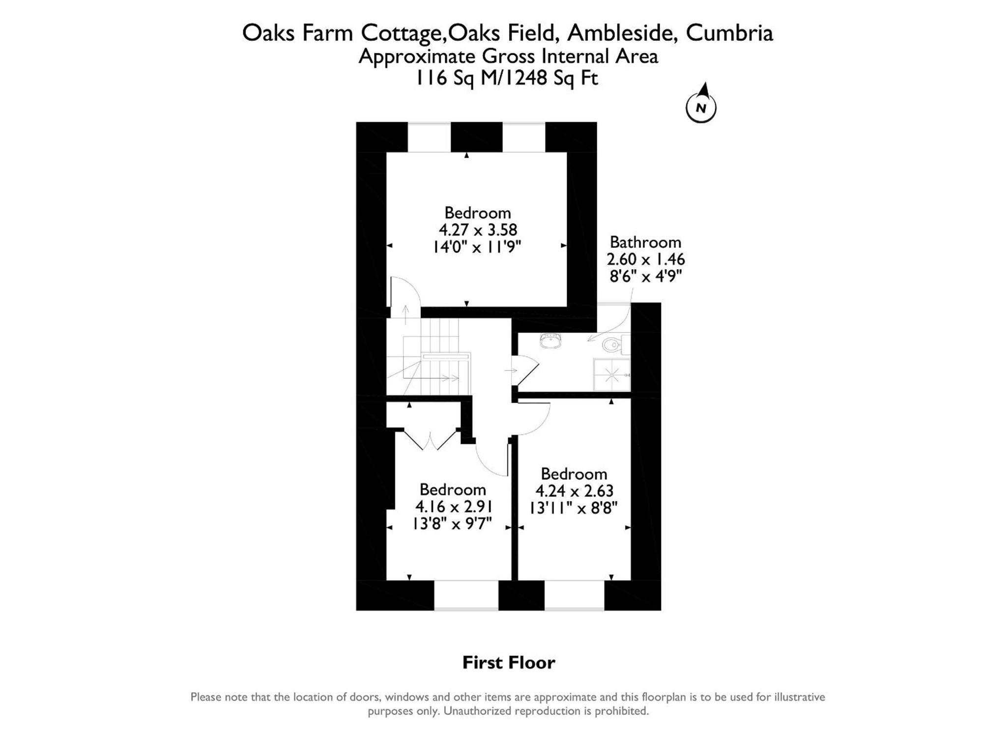 אמבלסייד 1 Oaks Farm Cottages מראה חיצוני תמונה